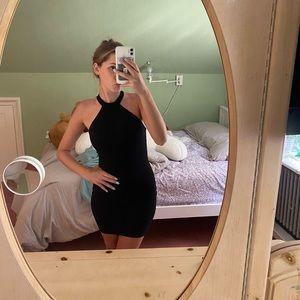 Black Lulu’s mini dress